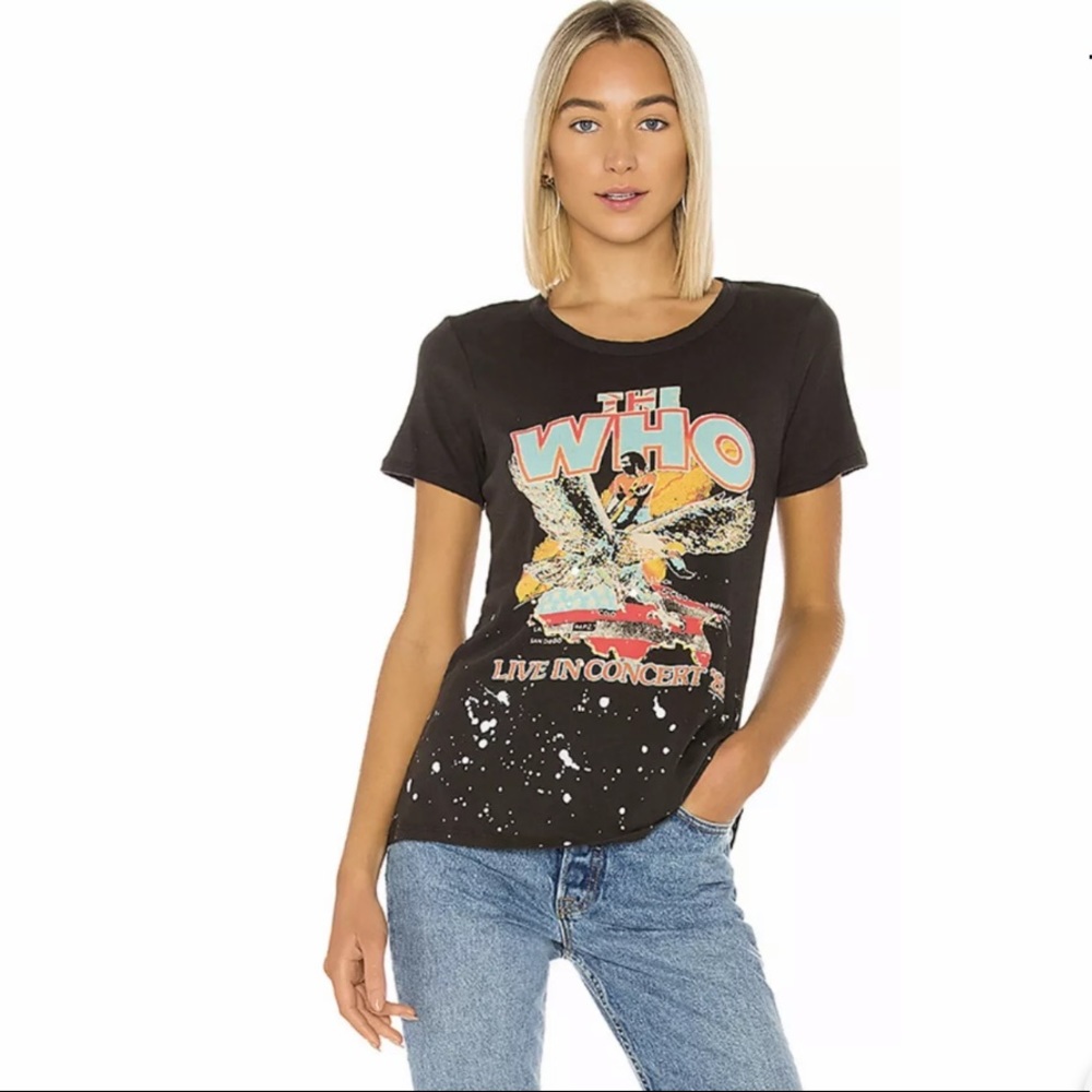 CHASER Brand THE WHO Graphic Tee Shirt
